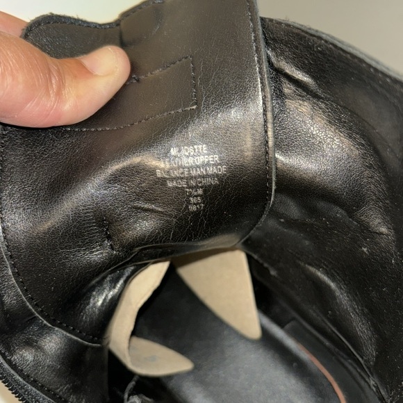 Marc Fisher Belted Studded Leather Moto Combat Boots - Picture 11 of 11